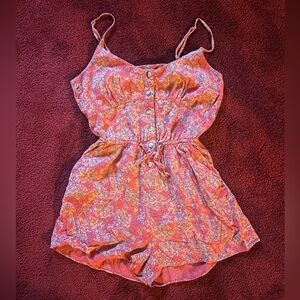 Vintage Floral Romper